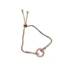 Pulsera de Flor de Trébol Incrustada con Diamantes, Estilo Retro Europeo y Americano, Pulsera de Moda Exquisita Personalizada, Joyería de Lujo Ligero de Alta Gama al por Mayor