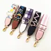 Nueva correa de hombro colorida, accesorios para bolsos de mujer, correa para bolso, estilo étnico, correa de hombro ancha, ajustable, bandolera, correa larga