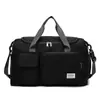 Bolsa de Viaje Portátil, Bolsa de Equipaje de Gran Capacidad, Bolsa de Fitness con Separación Húmedo y Seco, Compartimento Independiente para Zapatos, Almacenamiento Plegable, Bolsa de Maternidad