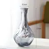 Vaso de Vidro Criativo Nórdico Villista Boca Pequena Arranjo de Flores Gradiente Colorido Transparente Hidropônico Mesa Pequeno Vaso