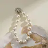 Collar de Perlas Barrocas Otoño e Invierno Colgante para Mujer Cadena de Suéter Lujo Ligero Gama Alta Clavícula Listo para Enviar Mayorista de Perlas