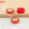 Nuevo Estilo Tostada Rellena de Fresa DIY Pegamento de Crema Accesorios de Resina Accesorios para el Cabello Pinzas para el Cabello Colgantes Adornos
