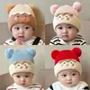 Gorro de Lana Grueso Tejido Cálido para Hombre, Gorro Estilo Coreano para Bebé, Gorro Lindo para Proteger los Oídos en Otoño e Invierno para Bebés y Niñas