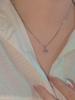 Collar de estrella para mujer, diseño de nicho de lujo ligero, cadena de suéter de alta calidad, red de libro rojo pequeño, cadena de clavícula de personalidad simple roja