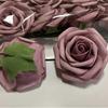 Suministros del Fabricante Cabezas de Flores de Espuma de Polietileno Teñidas, Rosas de Gradiente de Alta Simulación, Arco para el Día de San Valentín, Materiales Florales para Sostener en la Mano