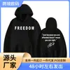 Sudadera con Capucha Charlie Kirk Libertad Transfronteriza Ropa para Hombre Harajuku Milenial Calle Alta Sudadera Suéter Casual