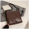 Bolsa Transversal Retrô Relaxada para Mulheres, Bolsa de Ombro Tendência Inverno 2026, Bolsa Tote Grande Capacidade para o Dia a Dia