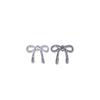 Acessórios para Nail Art Borboleta Luxo Leve Liga de Metal Tridimensional Laço Usar Armadura Prata Decoração de Diamante para Unhas Estilo Popular de Celebridade da Internet