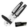 Abrelatas 3 en 1 Herramienta Manual Abrebotellas Cuchillo para Latas de Doble Mango Abrebotellas de Cerveza Abrebotellas de Acero Inoxidable Abrebotellas de Vino