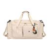 Bolsa de equipaje, Bolsa de mano de viaje, Gran capacidad, Compartimento independiente para zapatos, Bolsa de gimnasio, Bolsa de almacenamiento, Color macarrón, Impermeable