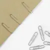 Clips para papel niquelados imperdibles 28/33/50MM material de oficina No. 3 pasadores de alambre de acero tamaño grande multi-especificación al por mayor