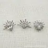 F136 Amor Zircón Sol Pendientes Colgantes Labio Uña Aleación de Titanio G23 Joyería Perforación Humana Uña Hueso Oreja Transfronteriza