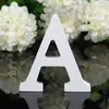 27 letras 8cm de altura enfeites de letras inglesas de madeira branca & decoração de casamento em casa adereços de tiro &-S