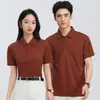 Polo de Manga Corta con Cuello Patchwork de Lyocell 2026 Nuevo Verano Negocios Top de Manga Corta Estilo Casual