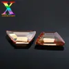Precio de Fábrica de Wuzhou Color Champagne Personalizado Forma de Trapecio Isósceles Tamaño 12*20mm