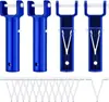 Clip en Forma de V Azul Pinza Forma V para Piscina Herramienta de Limpieza para Piscina Accesorios Delfín Azul