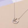 Aier Mosha simple nuevo collar nicho Yilu de plata S925 joyería de diamantes regalo suministro de fábrica