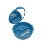 Caja Dental Redonda con Espejo Caja de Almacenamiento Dental Portátil Soporte Ortodóntico Caja de Almacenamiento Yinshimei Caja de Soporte de Plástico para el Hogar