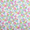 Suministro Directo de Fábrica Lienzo Impreso Poliéster Flores Flores Pequeñas Bolsas Estampadas Florales Bolsos de Mano Tela para Mantel de Sofá