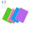 Molde de Silicona con Forma de Flor de 18 Piezas Molde para Dulces de Gominola, Chocolate, Snacks para Mascotas, Velas