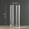 Vaso de vidro transparente arranjo de flores nutritivo de água Ma Zui madeira hidropônica rico bambu tubo reto sala de estar ornamentos ins-style high-end