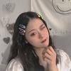 Pinzas de Colores Estilo Hyuna, Accesorios para el Cabello Estilo Ins para Niñas, Pasadores, Accesorios para el Cabello Igual a los de Lin Xiaozhai, Pinzas Laterales, Pinzas para el Flequillo