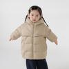 Chamarra de plumón Hahoybei 25201 Personalizada para Niños Ropa de Invierno Estilo Coreano 2025 Nueva Color Sólido Top Exterior
