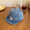 Chapéu Jeans Lavado Retrô Japonês para Mulheres 2025 Novo Primavera e Verão Circunferência da Cabeça Grande Chapéu de Sol Boné de Baseball Que Faz o Rosto Parecer Menor