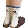 Calcetines Nuevos Lindos de Animales de Dibujos Animados para Mujer de Primavera y Otoño, Calcetines de Media Pantorrilla, Estilo Japonés de Moda, Versátiles para Ropa Exterior, Calcetines Largos para Niñas