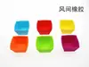 Molde Cuadrado Pequeño para Muffins Molde de Silicona para Pastel Herramienta para Hornear Molde para Muffins Molde para Jabón Molde para Pudín Molde Blanco para Gelatina