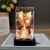 520 Flor Eterna Cobertura de Vidro Buquê de Rosas de Sabão Dia das Mães Dia dos Namorados Presente para Casal Ornamento Decorativo Criativo