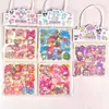 Pegatinas Decorativas Girly Portátiles Pegatinas para Diario de Mascotas Pegatinas para Material de Estudiante Papelería Infantil Set de Regalo de 3 Pegatinas