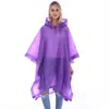 Poncho de Lluvia Reutilizable Peva Engrosado / Poncho de Lluvia para Senderismo al Aire Libre y Viajes, Disponible en Múltiples Colores