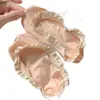 Calcetines de verano para mujer con ribete de encaje, calcetines de malla transpirables a rayas que no hacen bolitas, resistentes al desgarro, antideslizantes, de corte bajo, invisibles