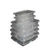 Caja de Almuerzo Desechable con Múltiples Compartimentos, Caja de Almuerzo para Llevar, Engrosada con Tapa, Caja de Comida Rápida para Llevar Multiespecificación, Fuerte Venta al por Mayor