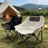 Cadeira de Lazer para Piquenique ao Ar Livre, Cadeira Dobrável Leve, Cadeira Reclinável, Cadeira Lua de Acampamento, Cadeira de Pesca