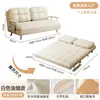 Cama plegable de cuero encerado, sofá perezoso, doble propósito, individual o doble, adecuada para apartamentos pequeños, salas de estar, balcones, y con un estilo vintage