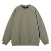 Sudadera con capucha informal Q de estilo americano para primavera, con patchwork de peso pesado de 400 g, mangas raglán y cuello redondo, con bordado de letras