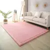 Alfombra Gruesa de Coral Fleece de 3 cm para Sala de Estar, Alfombrilla Moderna Simple para Piso junto a la Cama del Dormitorio, Alfombra para Sofá, Alfombrilla Tatami