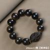 Pulsera de Ajedrez Bodhisattva de Agarwood Nan para Hombre Shen Guibao Cuentas de Buda Patrón de Mancha de Tigre Estilo Étnico Pulsera para Mujer Colección de Joyería