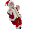 Papai Noel Transfronteiriço Escalar Contas Brinquedo Elétrico Escada Única de Escalada Escada Dupla de Escalada Chaminé Balançar o Traseiro Contas de Escalada Papai Noel