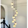 Abajur de tecido em tons quentes, ambiente de quarto estilo francês, lustre de escada, cor nogueira vintage, luminária de sala de jantar retrô, luz quente francesa