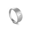 Elegante, Simple y Versátil Europeo y Americano, Mismo Estilo para Hombres y Mujeres, Galvanizado en Oro Real, No se Desvanece, Anillo de Acero Inoxidable con Cruz Hueca
