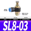 Conector Neumático SL8-02 Válvula de Aceleración SL6-01 Válvula de Control de Velocidad SL4-M5 Control de Velocidad Manguera de Aire SL10-03 SL12-04