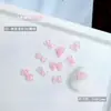 Mini Decoraciones Transparentes de Uñas con Moños Paquete Mixto 2026 Nuevo Transparente Blanco Rosa Coloridos Pequeños Moños Pedrería para Uñas Pequeños Accesorios