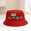 Sombreros de Pescador de Dibujos Animados de Primavera y Otoño para Niños y Niñas, Sombreros Lindos Transpirables con Protección Solar, Moda Estilo Coreano