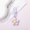 Llavero de Resina de Girasol Colorido Colgante de Flor Linda para Mochila Decoración de Bolso Corazón de Niña Pequeño Regalo