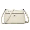 Bolso para mujer 2026 nuevo modelo bolso cruzado, bolso de hombro para mujer, bolso cuadrado pequeño bordado para dama, bolso acolchado de gran capacidad