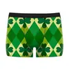 Roupa Íntima Masculina Série São Patrício Europeia e Americana Transfronteiriça Boxer Brief Casual Masculino com Estampa Digital 3D