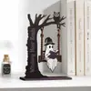 Decoração Transfronteiriça de Balanço Fantasma de Halloween Madeira Fantasma Leitor Estante de Livros Ornamento de Canto de Livros de Mesa Decoração de Atmosfera